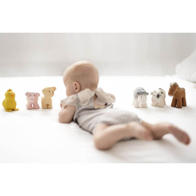 Tikiri Natural Rubber Pig-Baby Gifts-Kids Toys Australia