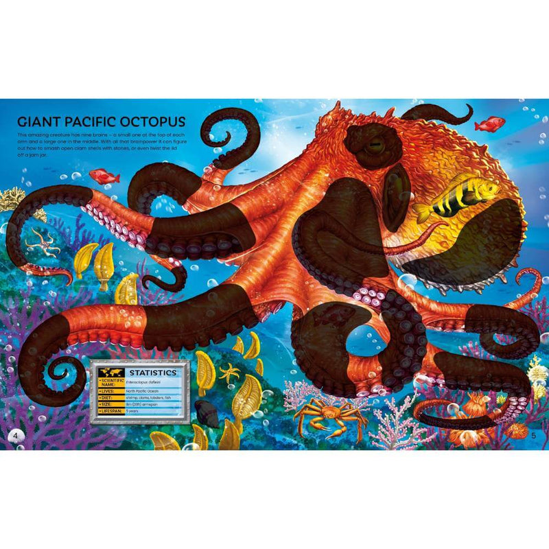 Usborne Build Your Own Sea Creatures-Kids Sticker Books-The Enchanted Child