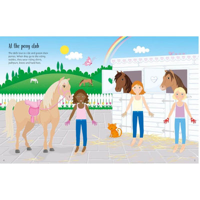 Usborne Wonderland Sticker Dolls-The Enchanted Child