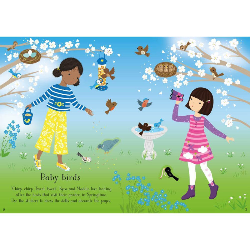 Usborne Easter Little Sticker Dolls-Kids Sticker Books-The Enchanted Child