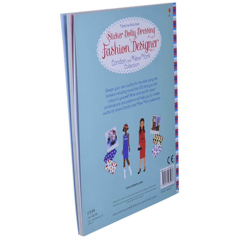 Usborne London & NY Fashion Sticker Dolls