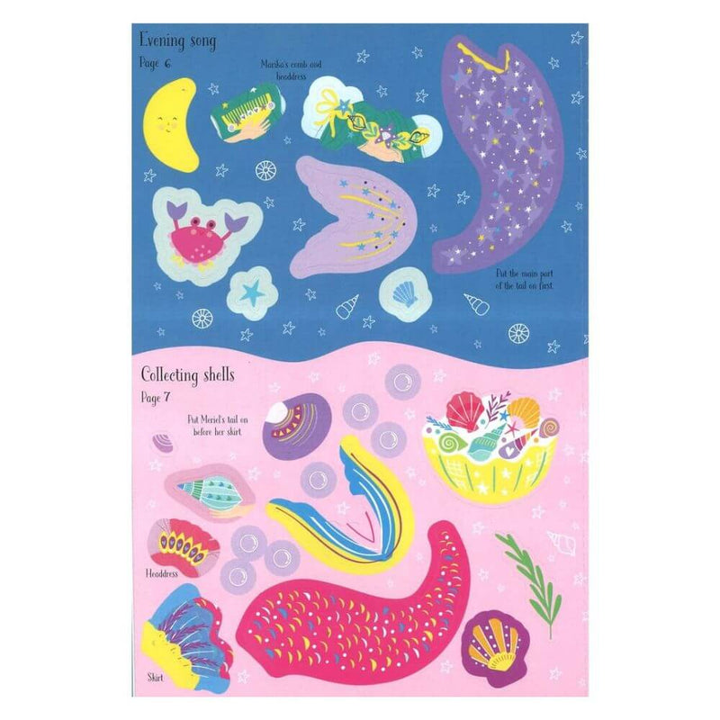 Usborne Mermaid Little Sticker Dolls