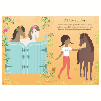 Usborne Ponies Little Sticker Dolls
