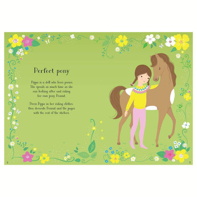 Usborne Ponies Little Sticker Dolls