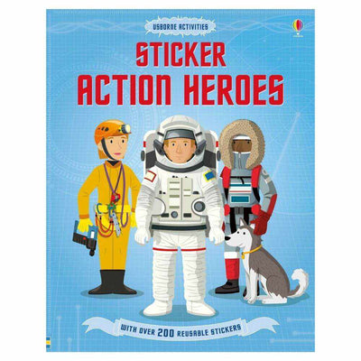 Usborne Sticker Dolls: Action Heroes
