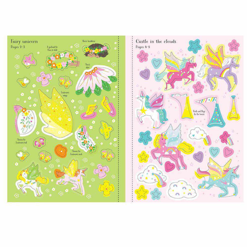 Usborne Unicorns Little Sticker Dolls