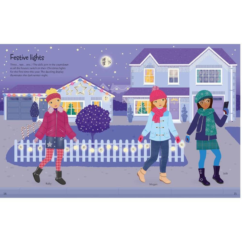 Usborne Winter Wonderland Sticker Dolls-The Enchanted Child