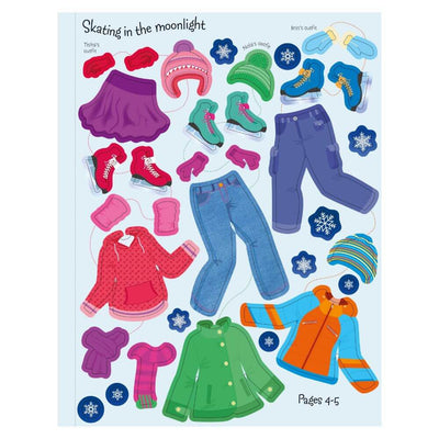 Usborne Winter Wonderland Sticker Dolls-The Enchanted Child
