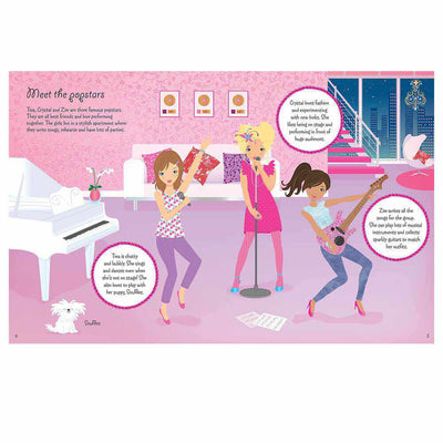 Usborne Popstars Sticker Dolls